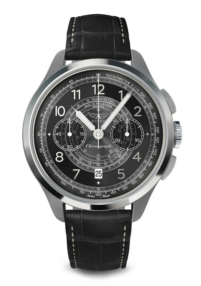 hodinky AVIATOR model HERITAGE chronograf trimeter V.4.40.0.354.4