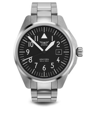 pnske leteck hodinky AVIATOR model AIRACOBRA 43 TYPE A V.1.38.0.315.5