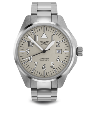 pnske leteck hodinky AVIATOR model AIRACOBRA 43 TYPE A V.1.38.0.320.5