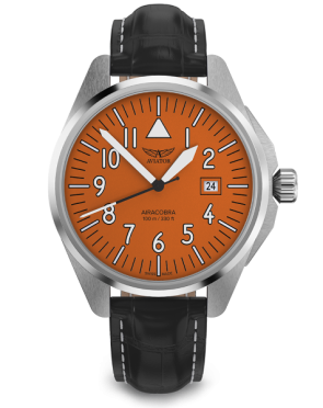 pnske leteck hodinky AVIATOR model AIRACOBRA 43 TYPE A V.1.38.0.321.4