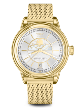 dmske hodinky AVIATOR model DOUGLAS Moonflight V.1.33.1.343.5