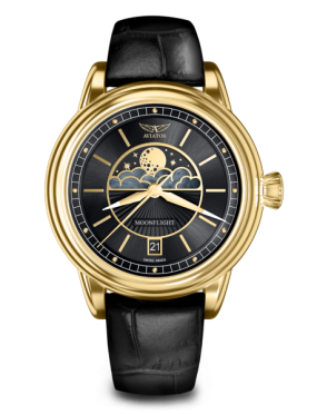 dmske hodinky AVIATOR model DOUGLAS Moonflight V.1.33.1.344.4