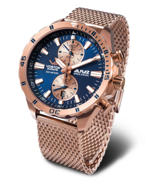 pnske hodinky Vostok-Europe ALMAZ chrono line 6S11-320B660B