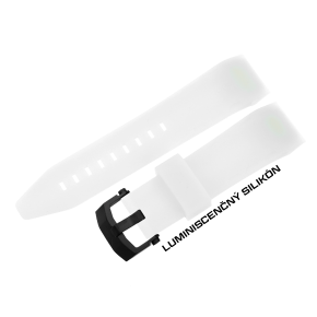 Luminiscen�n� silik�nov� remienok na model LUNOCHOD s �iernou matnou prackou