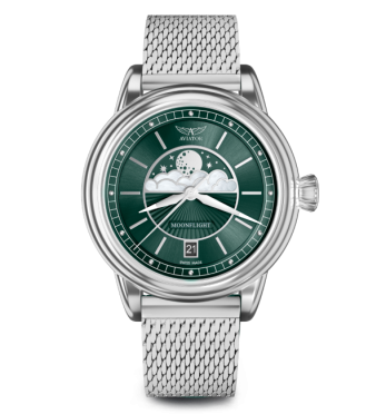 dmske hodinky AVIATOR model DOUGLAS Moonflight V.1.33.0.262.5