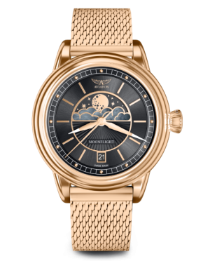 dmske hodinky AVIATOR model DOUGLAS Moonflight V.1.33.2.253.5