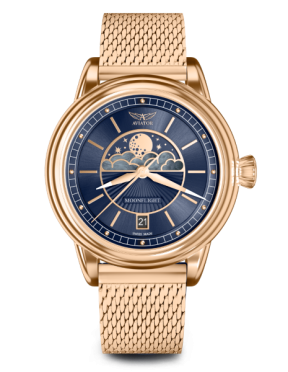 dmske hodinky AVIATOR model DOUGLAS Moonflight V.1.33.2.256.5