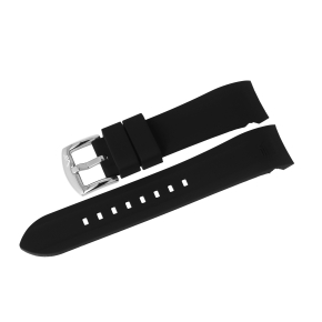 silik�nov� remienok �ierny s oce�ovou lesklou prackou na model Rocket N-1