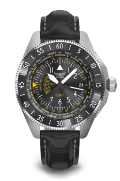 pnske leteck hodinky AVIATOR model Airacobra GMT  V.1.37.0.307.4