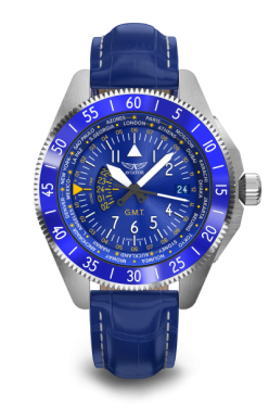 pnske leteck hodinky AVIATOR model Airacobra GMT  V.1.37.0.308.4