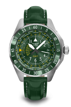 pnske leteck hodinky AVIATOR model Airacobra GMT  V.1.37.0.309.4