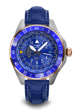 pnske leteck hodinky AVIATOR model Airacobra GMT  V.1.37.3.308.4