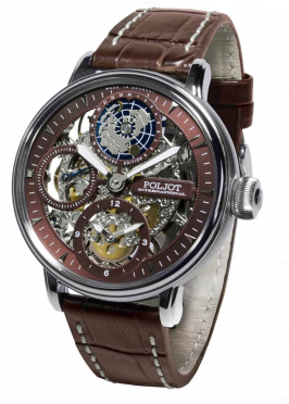 pnske hodinky POLJOT INTERNATIONAL model GLOBETROTTER 9730.2940554