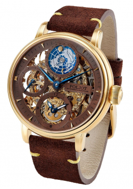 pnske hodinky POLJOT INTERNATIONAL model GLOBETROTTER 9730.2940654