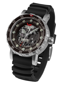 pnske hodinky Vostok-Europe ENGINE automatic skeleton NH72-571A646